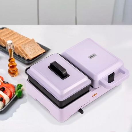 Бутербродница Kitfort КТ-6061-3 лавандовый - фото 9