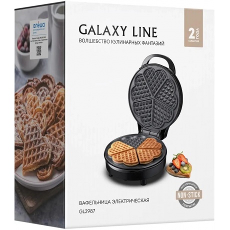 Вафельница Galaxy Line GL 2987 - фото 4