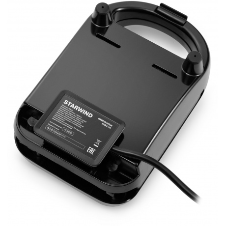 Сэндвичница Starwind SSW2142 600Вт черный/черный - фото 3