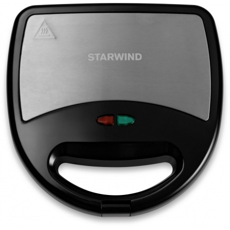 Сэндвичница Starwind SSW2346 750Вт черный/серебристый - фото 1