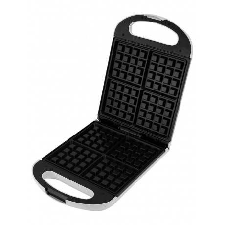 Вафельница Hyundai HYSM-4140 1200Вт белый - фото 2