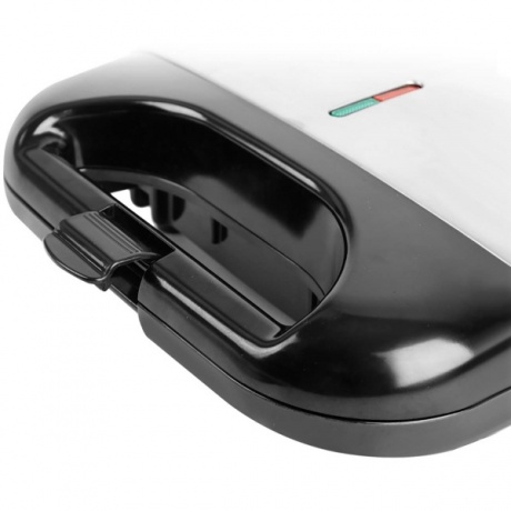 Сэндвичница Maxwell MW-1553 800Вт стальной/черный - фото 4