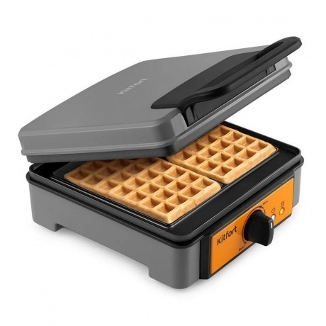 Вафельница для бельгийских вафель Kitfort КТ-1694 - фото 1