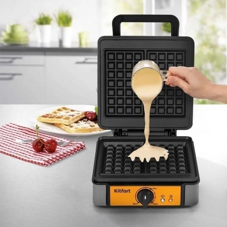 Вафельница для бельгийских вафель Kitfort КТ-1694 - фото 2