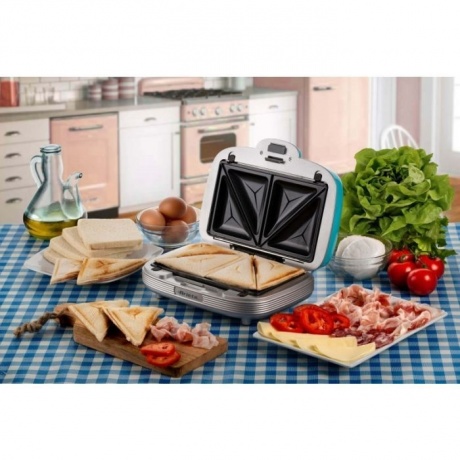 Вафельница Ariete 1972 (00C197201AR0), голубая - фото 7