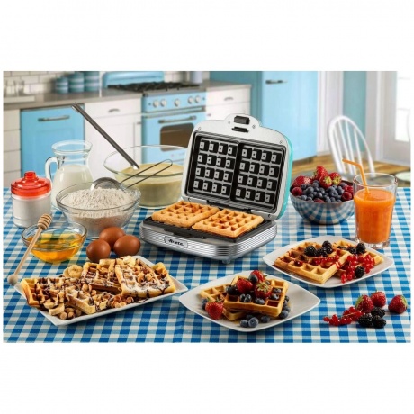 Вафельница Ariete 1973 (00C197301AR0), синяя - фото 3