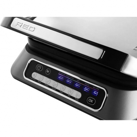 Электрогриль Red Solution SteakMaster RGM-M805 2100Вт черный/серебристый - фото 4