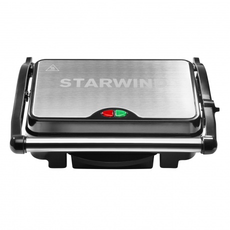 

Электрогриль Starwind SSG2040 серебристый/черный