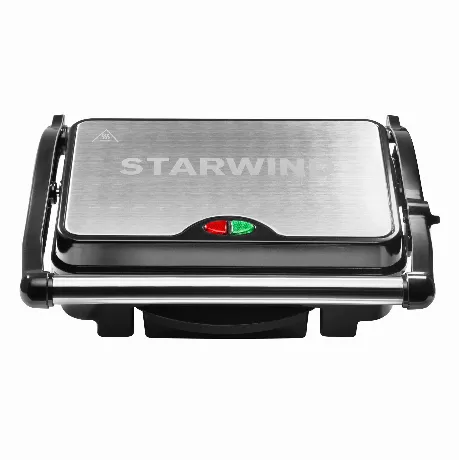 Электрогриль Starwind SSG2040 серебристый/черный