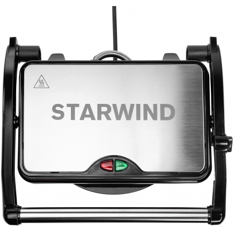 Электрогриль Starwind SSG2040 серебристый/черный - фото 3