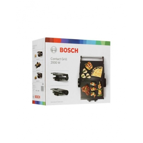 Электрогриль Bosch TCG4215 серебристый/черный - фото 10