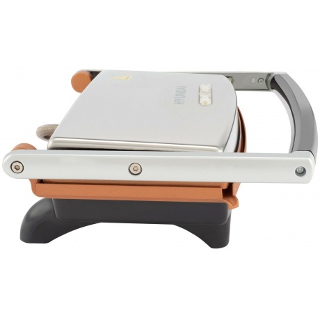 Электрогриль Hyundai HYG-1072 1600Вт серебристый/черный - фото 4