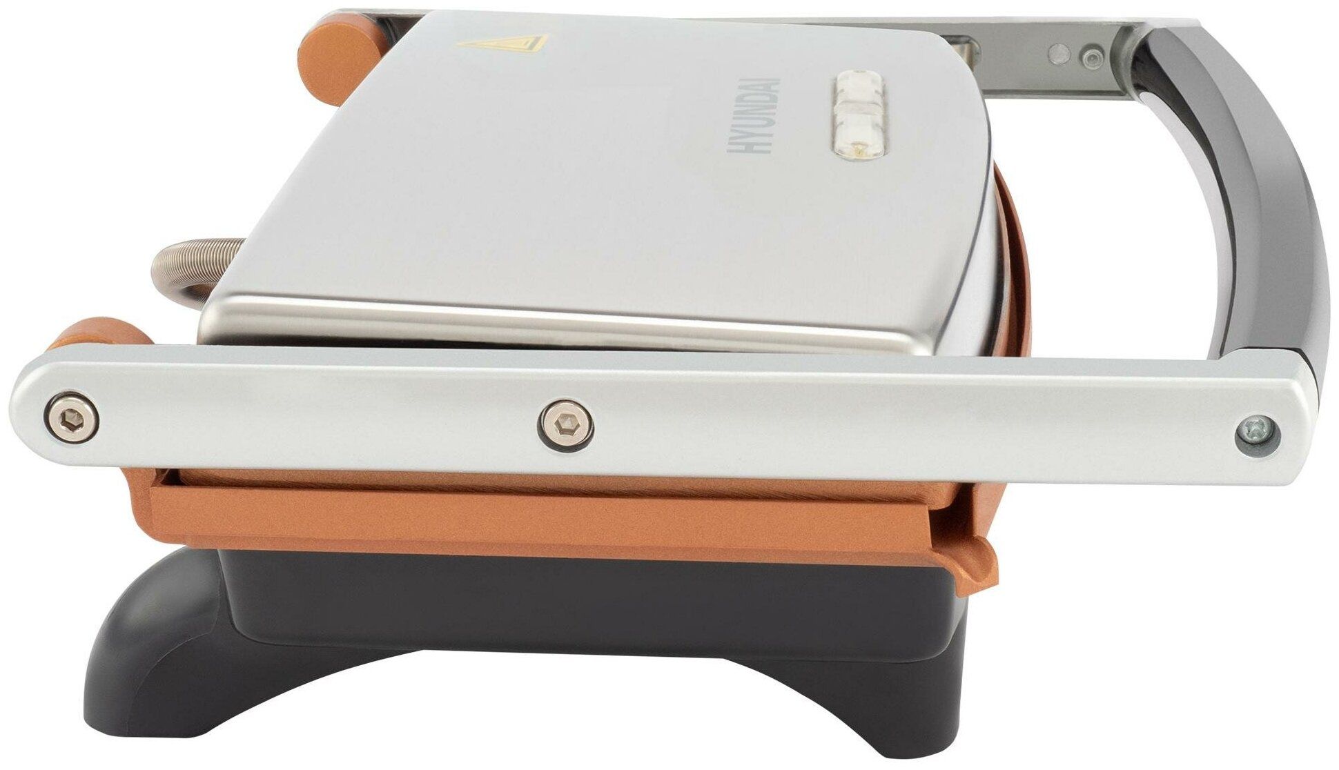 Электрогриль Hyundai HYG-1072 1600Вт серебристый/черный - фото 4