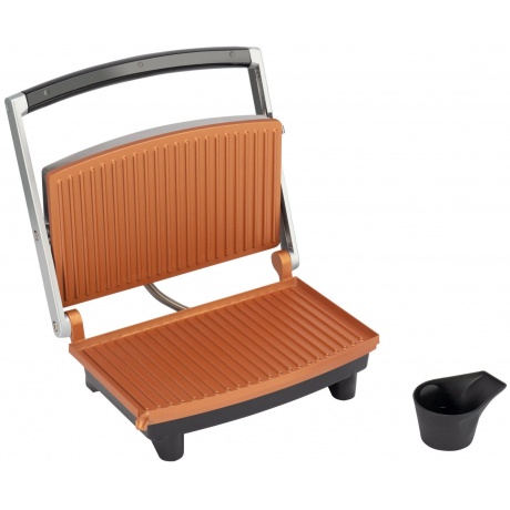 Электрогриль Hyundai HYG-1072 1600Вт серебристый/черный - фото 9