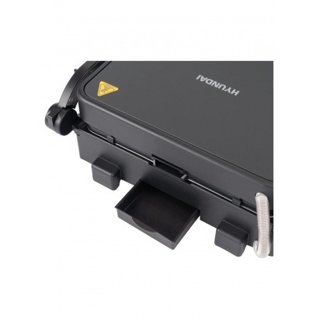 Электрогриль Hyundai HYG-7001 2000Вт черный/черный - фото 4