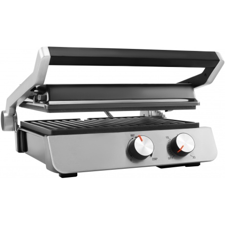 Электрогриль Hyundai HYG-4046 2200Вт черный/серебристый - фото 7