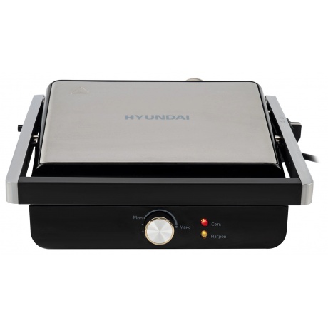 Электрогриль Hyundai HYG-2044 2000Вт черный/черный - фото 5