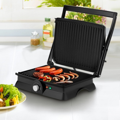 Электрогриль Maxwell MW-1960 2000Вт стальной - фото 2