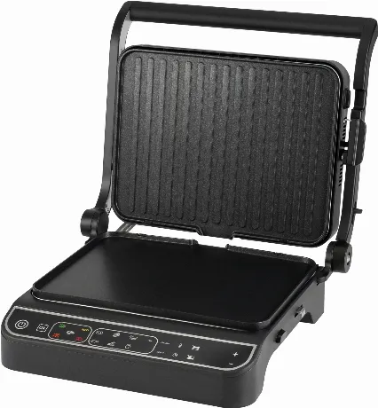 Электрогриль Hyundai HYG-7000 2000Вт серебристый/черный