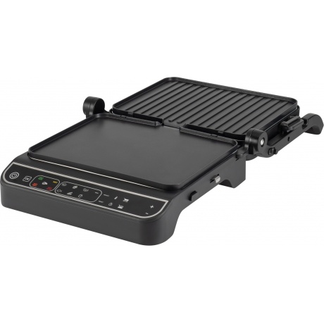 Электрогриль Hyundai HYG-7000 2000Вт серебристый/черный - фото 2