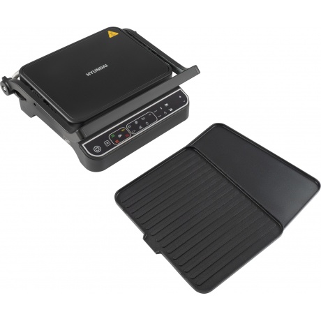 Электрогриль Hyundai HYG-7000 2000Вт серебристый/черный - фото 6