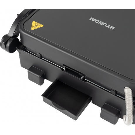 Электрогриль Hyundai HYG-7000 2000Вт серебристый/черный - фото 7