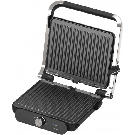 Электрогриль Hyundai HYG-3041 2000Вт черный/черный - фото 2