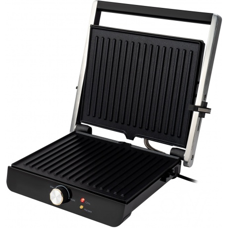 Электрогриль Hyundai HYG-1043 1800Вт черный/черный - фото 4