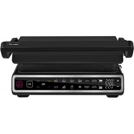 Электрогриль Rondell RDE-1701 2000Вт черный - фото 3