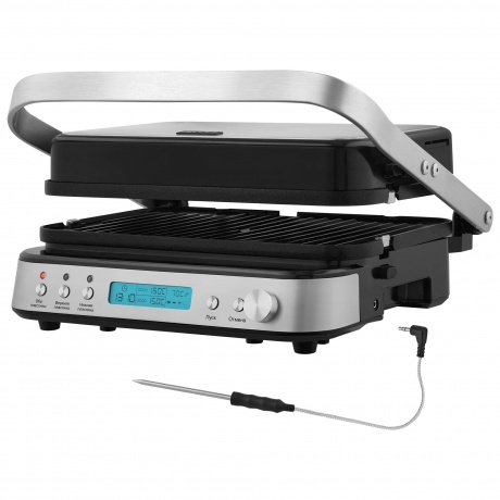 Электрогриль Rondell RDE-1702 2200Вт серебристый - фото 3