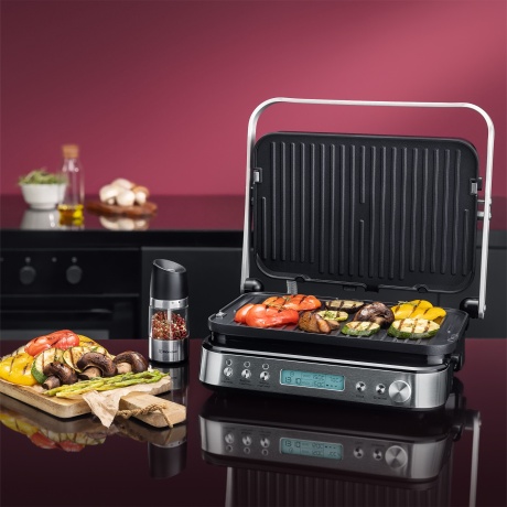 Электрогриль Rondell RDE-1702 2200Вт серебристый - фото 4