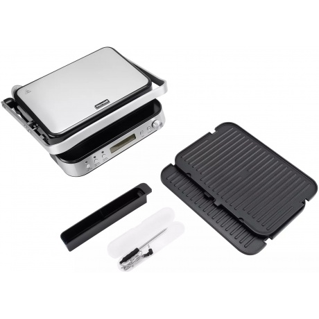 Электрогриль Rondell RDE-1702 2200Вт серебристый - фото 9