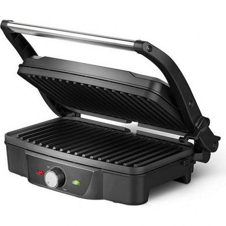 

Электрический гриль BQ GR3006 Чёрный-Стальной