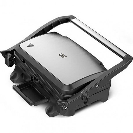 Электрический гриль BQ GR3006 Чёрный-Стальной - фото 3