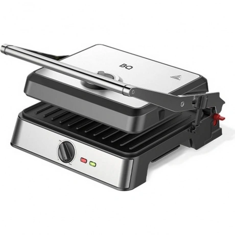 Электрический гриль BQ GR3007 Чёрный-Стальной