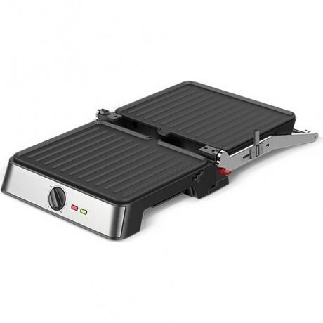 Электрический гриль BQ GR3007 Чёрный-Стальной - фото 3