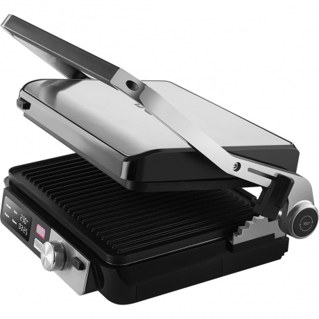 Электрический гриль BQ GR3009 Черный-Стальной - фото 3