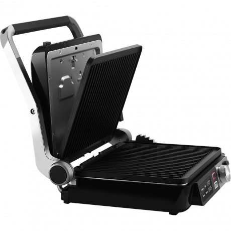 Электрический гриль BQ GR3009 Черный-Стальной - фото 5