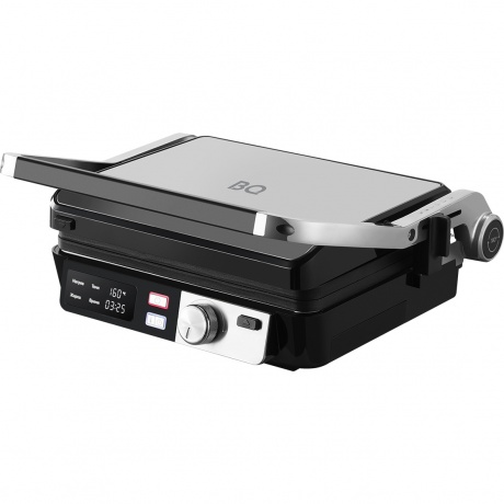 Электрический гриль BQ GR3009 Черный-Стальной - фото 7