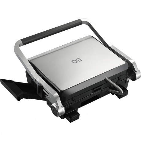 Электрический гриль BQ GR3009 Черный-Стальной - фото 8
