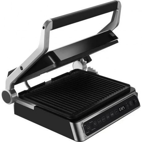 Электрический гриль BQ GR3010 Черный-Стальной - фото 4