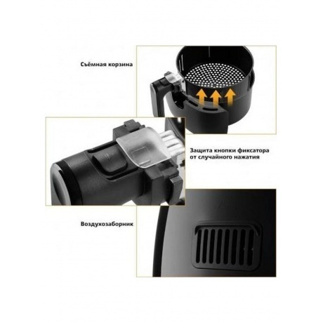 Аэрогриль Kitfort КТ-2202 - фото 4