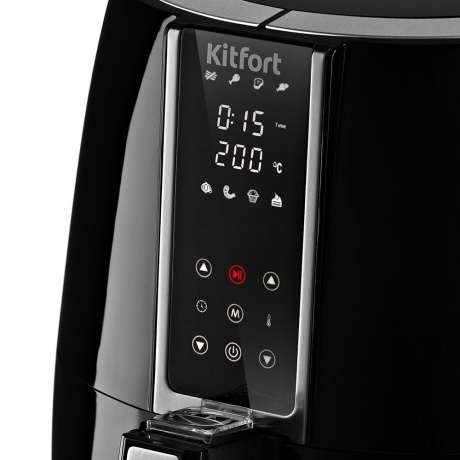 Аэрогриль Kitfort КТ-2227, 1500Вт черный - фото 5