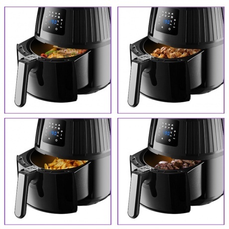 Аэрогриль Kitfort КТ-2226, 1500Вт черный - фото 2