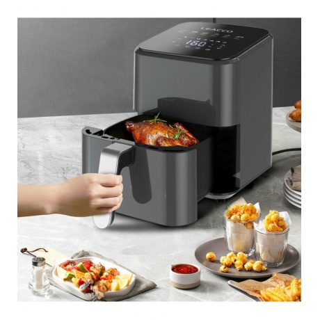 Аэрогриль LEACCO AF010 Air Fryer Black - фото 8