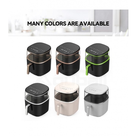 Аэрогриль LEACCO AF017 Air Fryer Black - фото 5