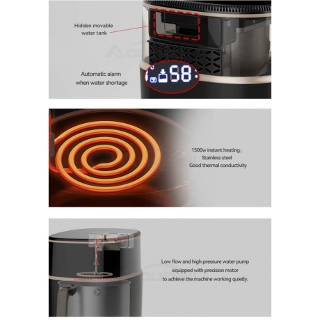 Аэрогриль LEACCO AF017 Air Fryer Black - фото 6