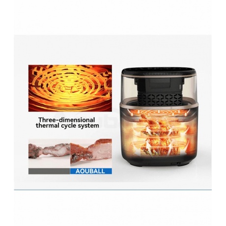 Аэрогриль LEACCO AF017 Air Fryer Black - фото 7