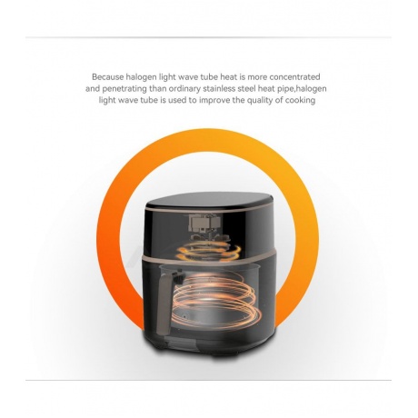 Аэрогриль LEACCO AF017 Air Fryer Black - фото 9