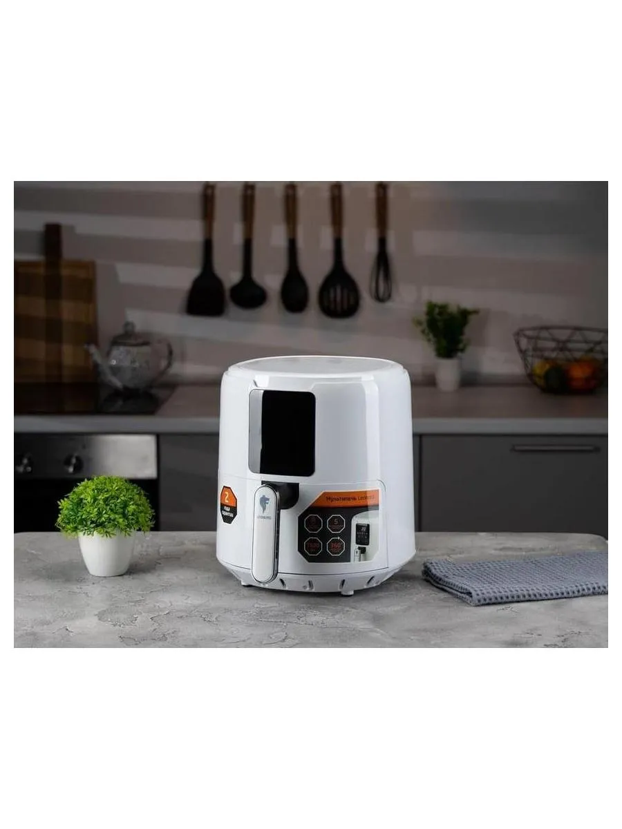 Аэорогриль Leonord LE-1736, 4 л. белый - фото 8